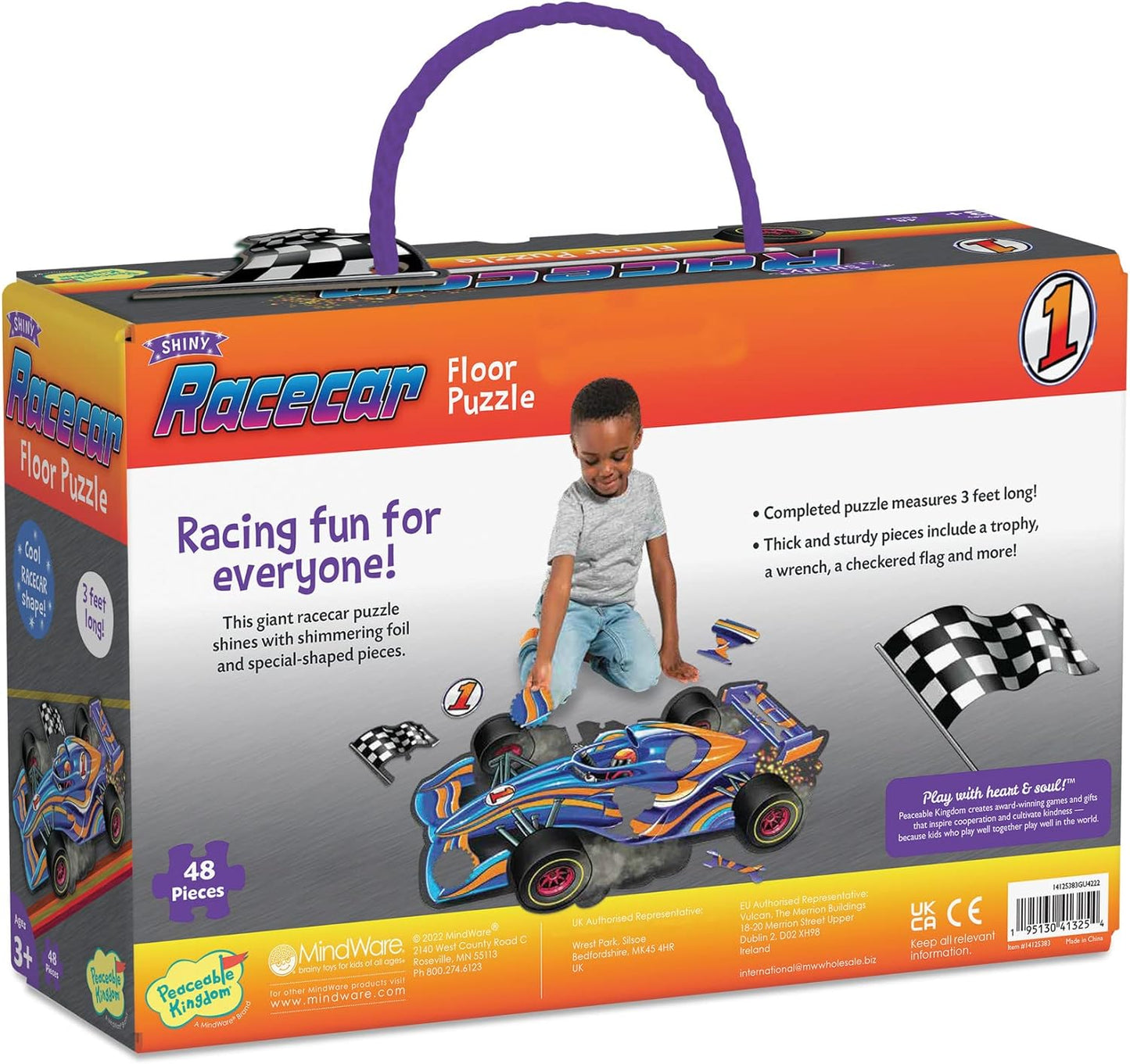 FLOOR PUZZLE RACECAR - GamesLand Canada