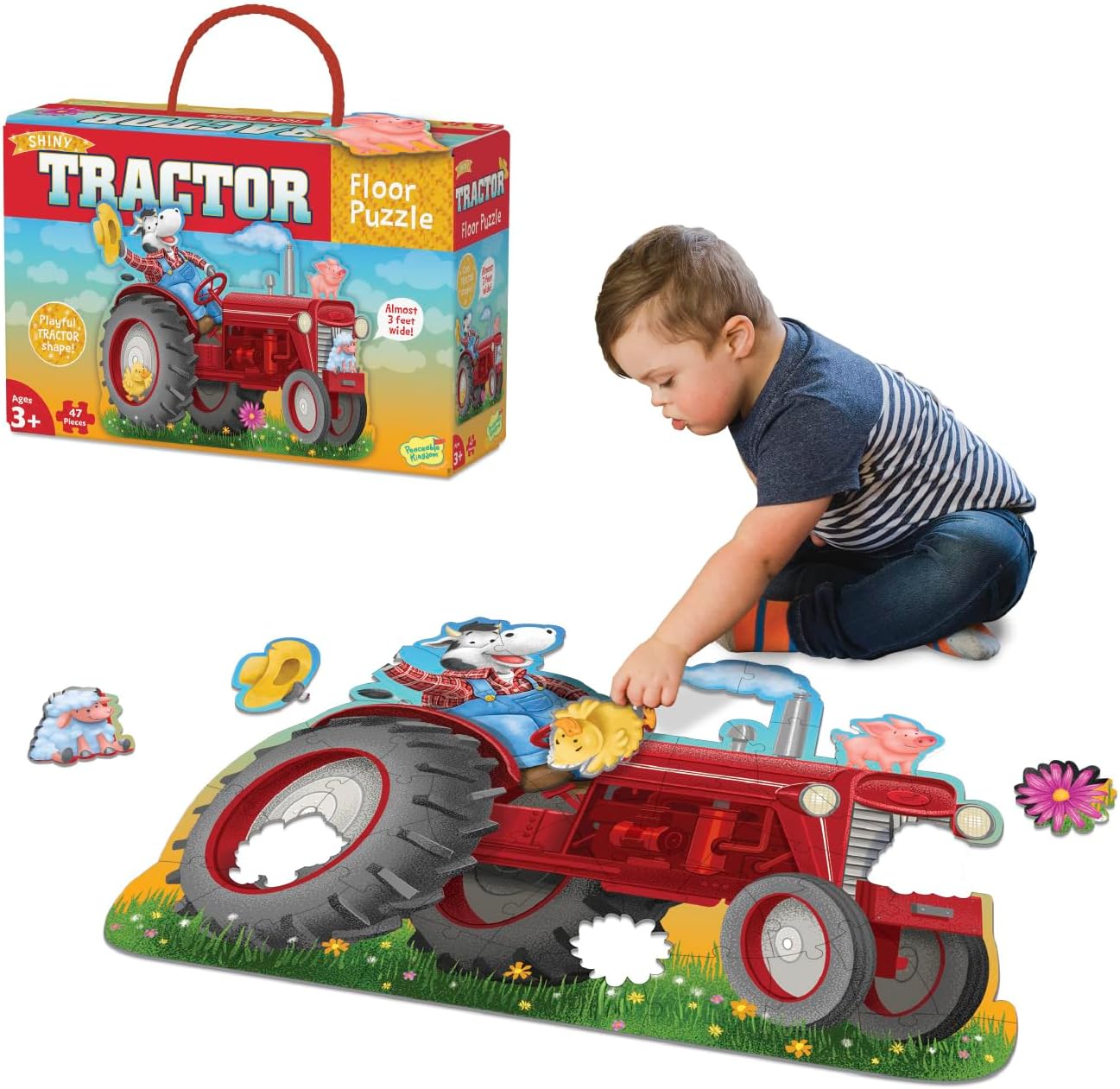 FLOOR PUZZLE TRACTOR - GamesLand Canada