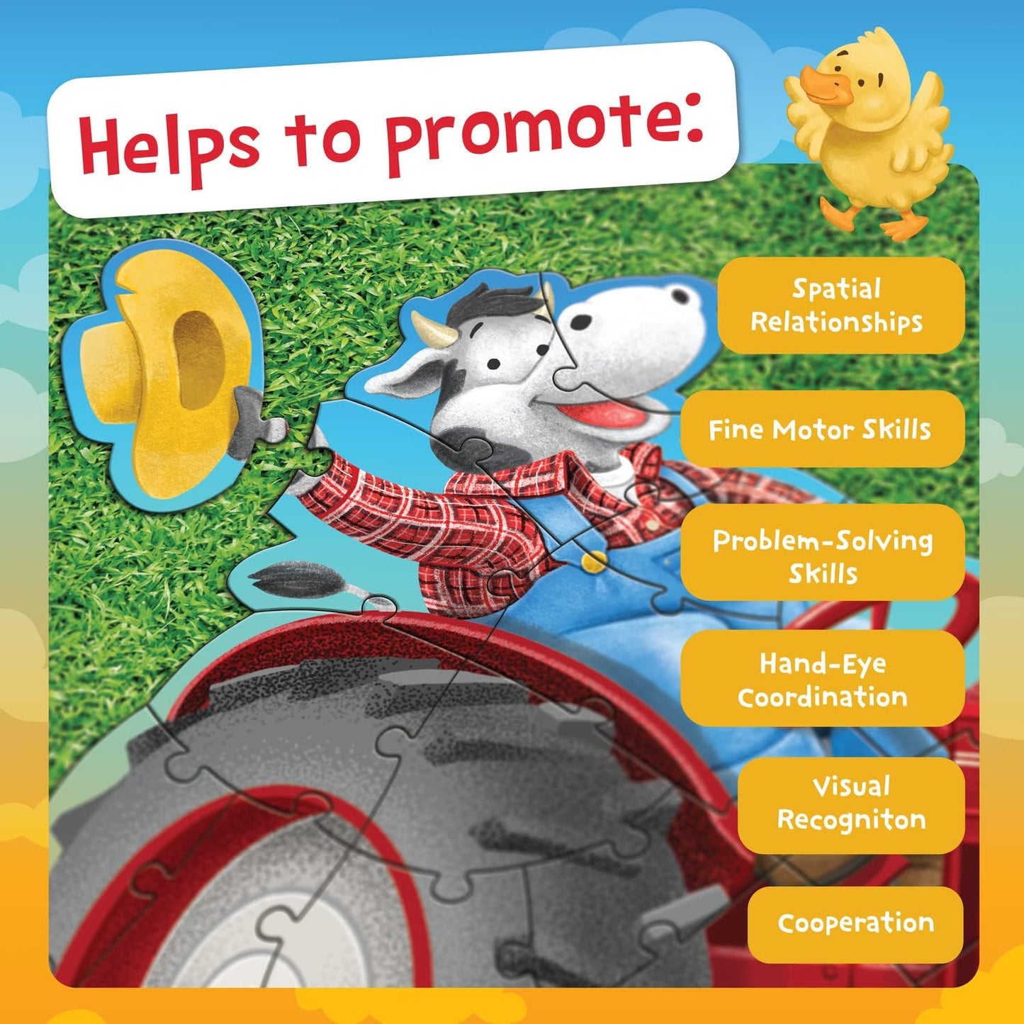 FLOOR PUZZLE TRACTOR - GamesLand Canada