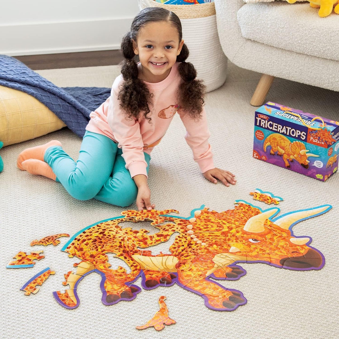 FLOOR PUZZLE TRICERATOPS - GamesLand Canada