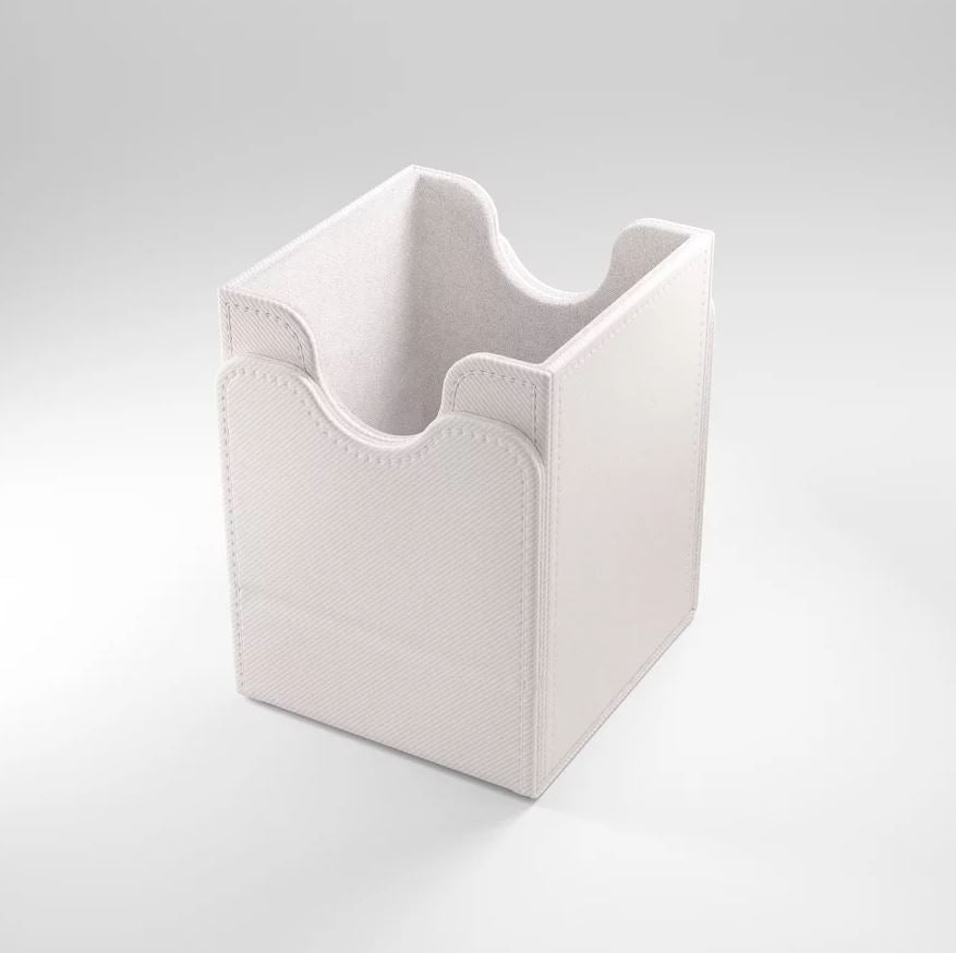Gamegenic Deck Box: Squire XL: White (100 ct) - GamesLand Canada