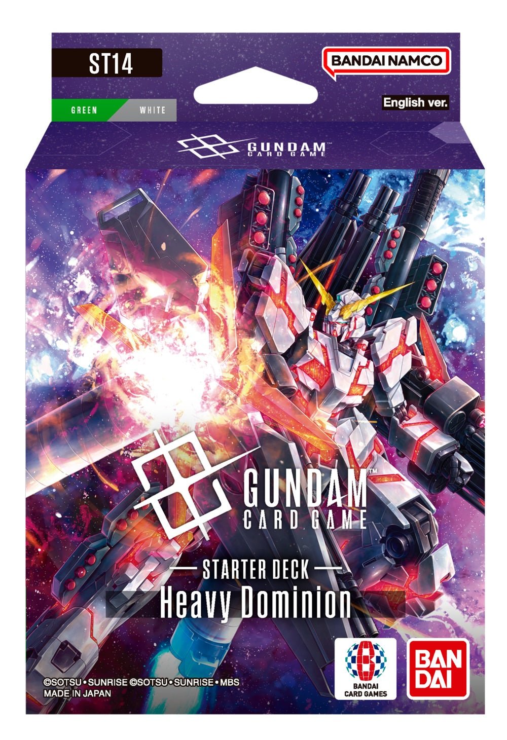 GUNDAM CG ST-14 HEAVY DOMINION STARTER DECK - GamesLand Canada