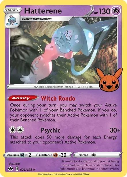 Hatterene (073/198) Pokemon Trick or Trade 2022 (SWSH06) - GamesLand Canada
