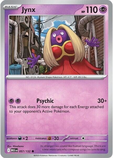 Jynx (057/132) (ME01: Mega Evolution) (MEG) - GamesLand Canada