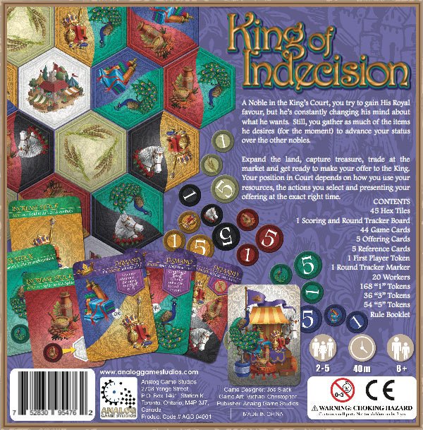 KING OF INDECISION - GamesLand Canada