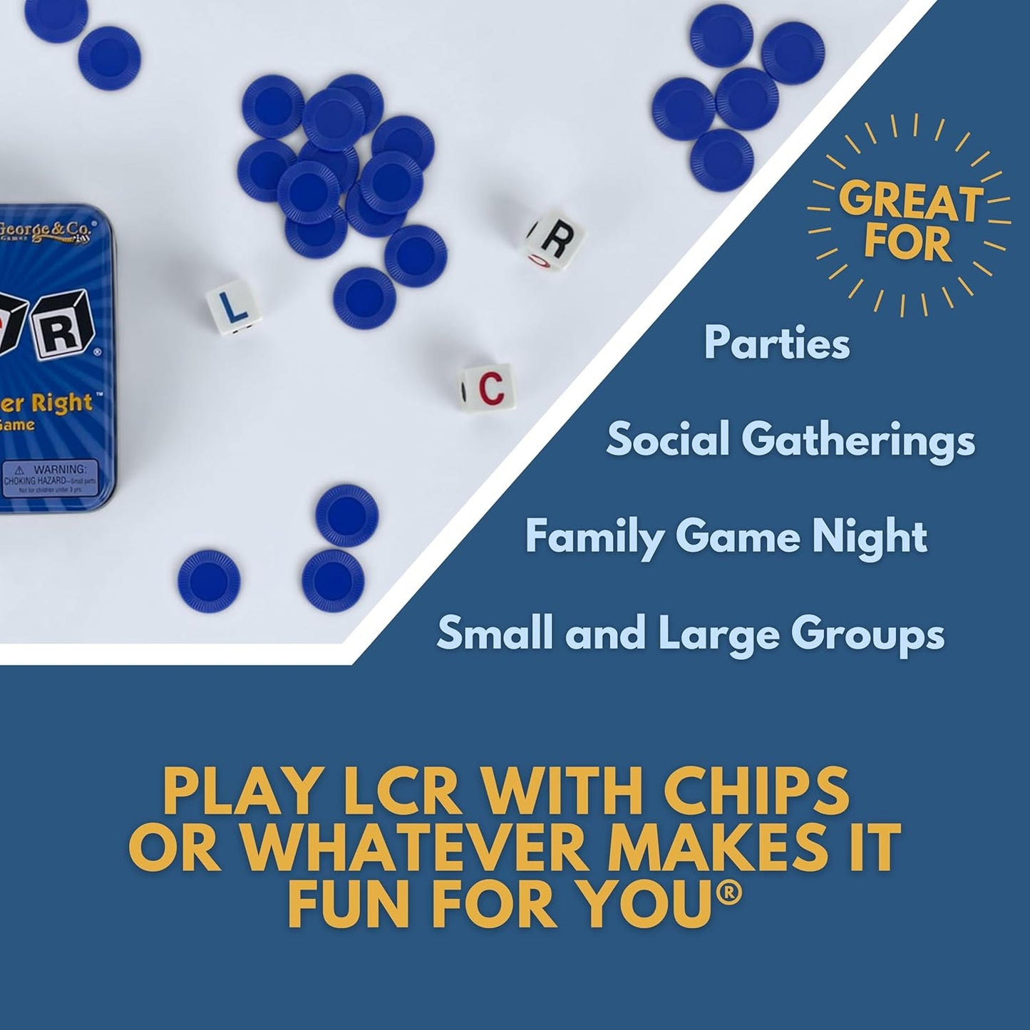 LCR Single Game Tin - GamesLand Canada