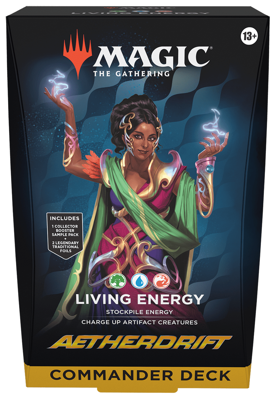 Magic: The Gathering Aetherdrift Commander Deck - Living Energy - GamesLand Canada