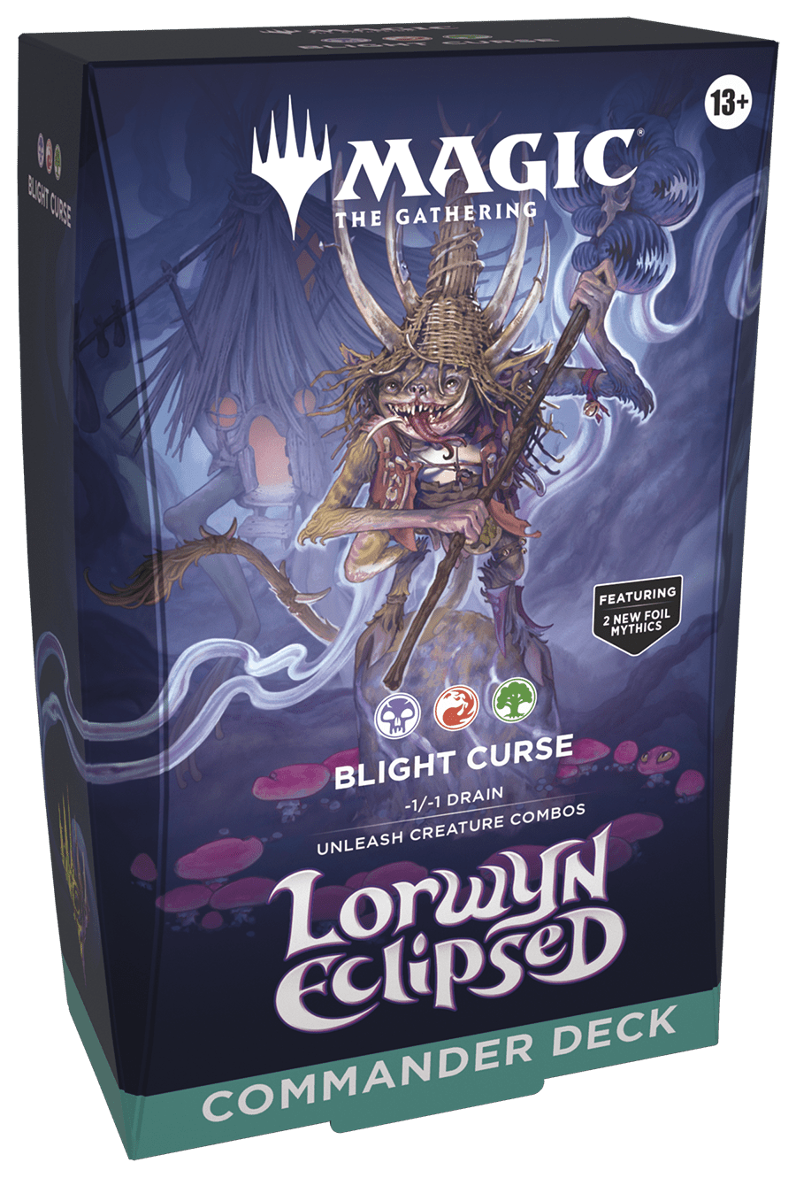 MAGIC THE GATHERING LORWYN ECLIPSED - COMMANDER DECK - BLIGHT CURSE - GamesLand Canada