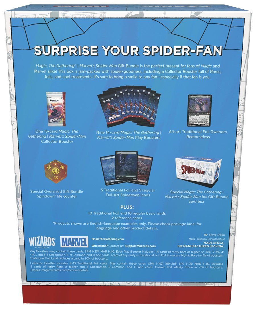 MAGIC THE GATHERING: MARVEL'S SPIDER - MAN GIFT BUNDLE (PRE - ORDER) - GamesLand Canada