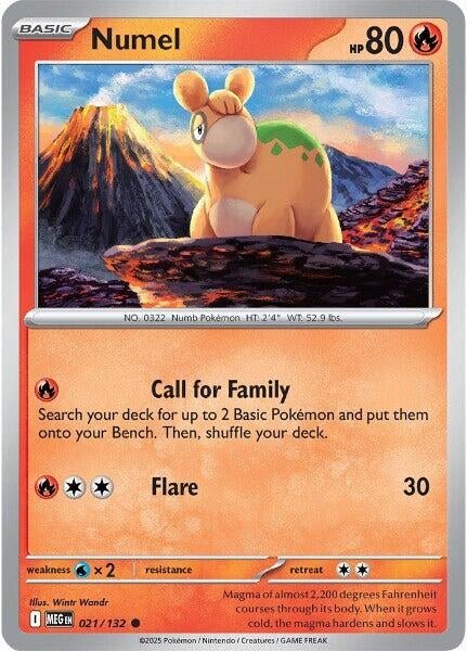 Numel (021/132) (ME01: Mega Evolution) (MEG) - GamesLand Canada