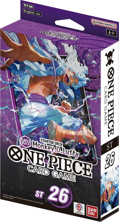 ONE PIECE CARD GAME STARTER DECK - ST26 PURPLE - BLACK MONKEY D LUFFY - GamesLand Canada
