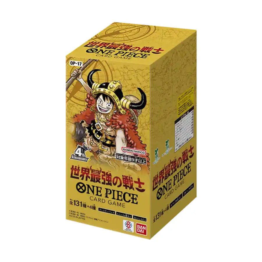 ONE PIECE TCG: The World's Strongest Warriors OP-17 Booster Box (Japanese) - GamesLand Canada