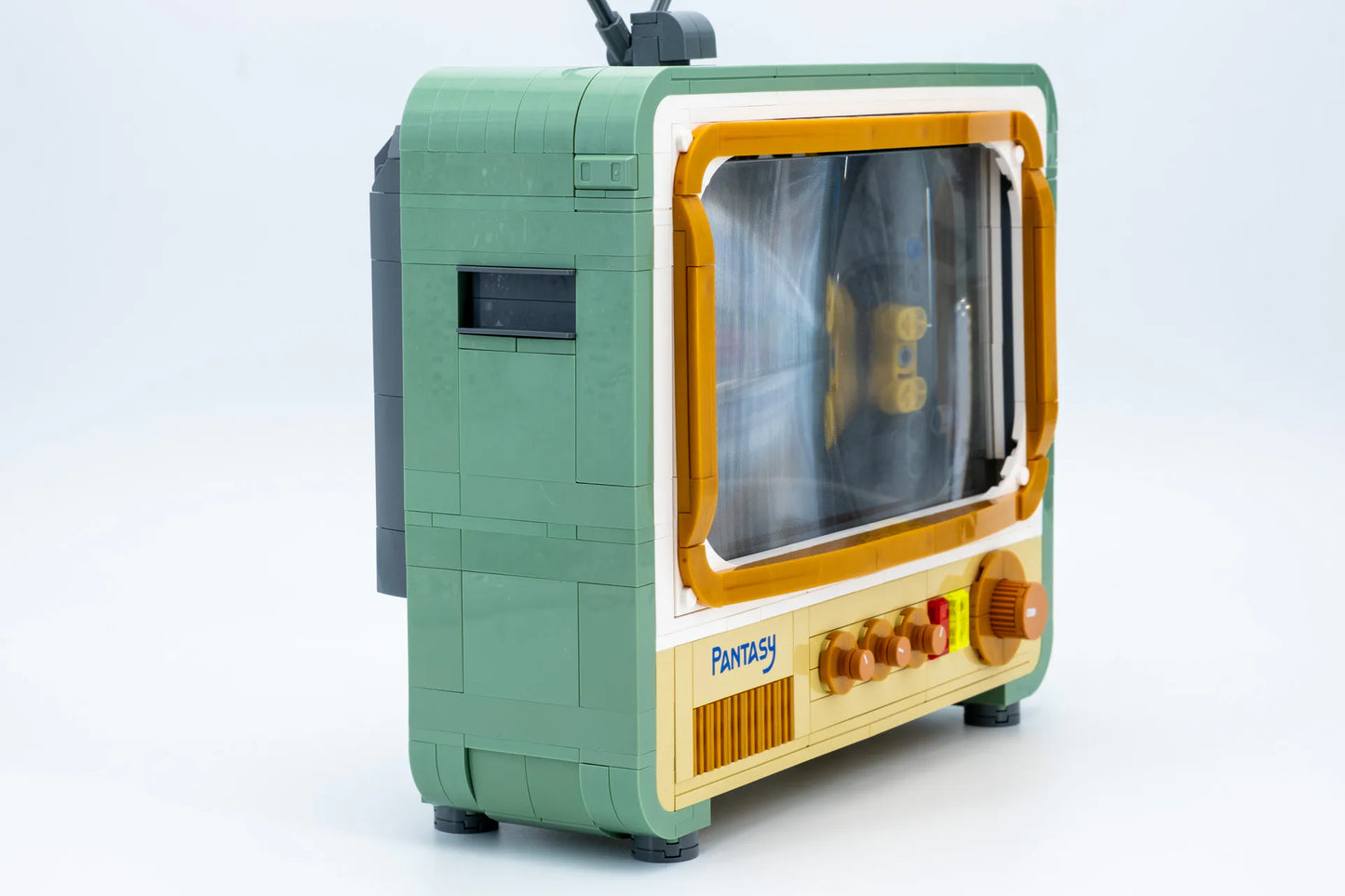 PANTASY Retro Green TV Building Kit