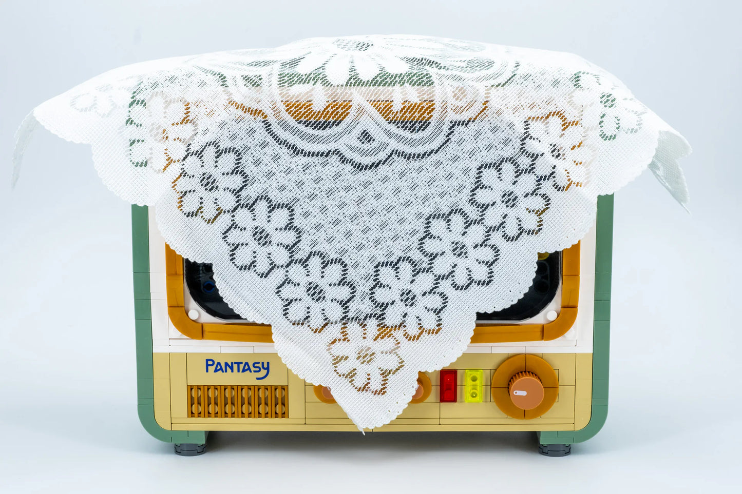 PANTASY Retro Green TV Building Kit