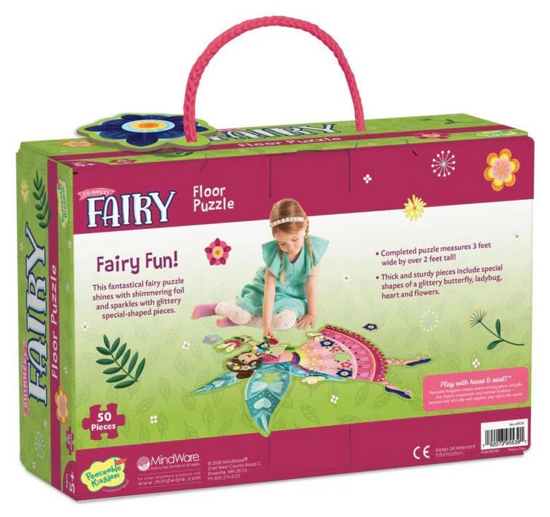 Peaceable Kingdom: Fairy Floor Puzzle - GamesLand Canada