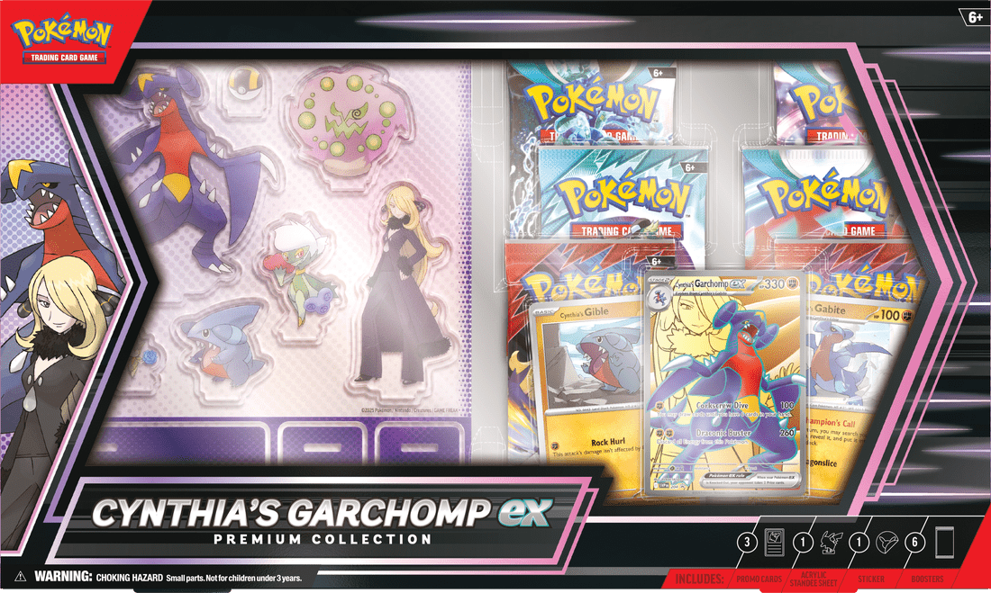 POKEMON CYNTHIA’S GARCHOMP EX PREMIUM COLLECTION - GamesLand Canada