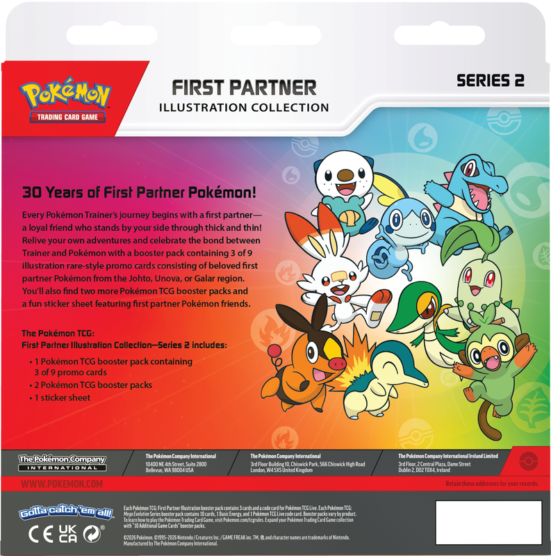 POKEMON FIRST PARTNER ILLUSTRATION COLLECTION SERIES 2 (PRE - ORDER) - GamesLand Canada