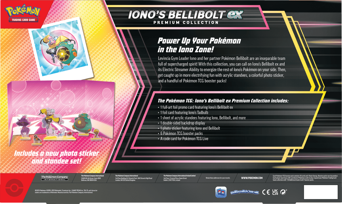 POKÉMON IONO’S BELLIBOLT EX PREMIUM COLLECTION - GamesLand Canada