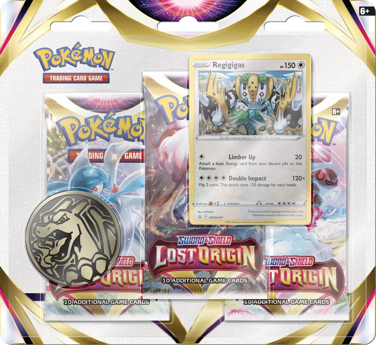 Pokemon - Lost Origin - 3 Pack Blister Pack (1 Random Pack) - GamesLand Canada