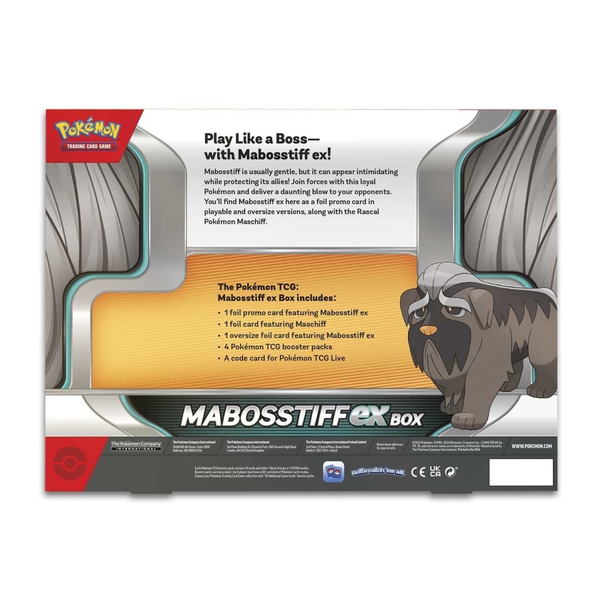 Pokemon Mabosstiff ex Box - GamesLand Canada