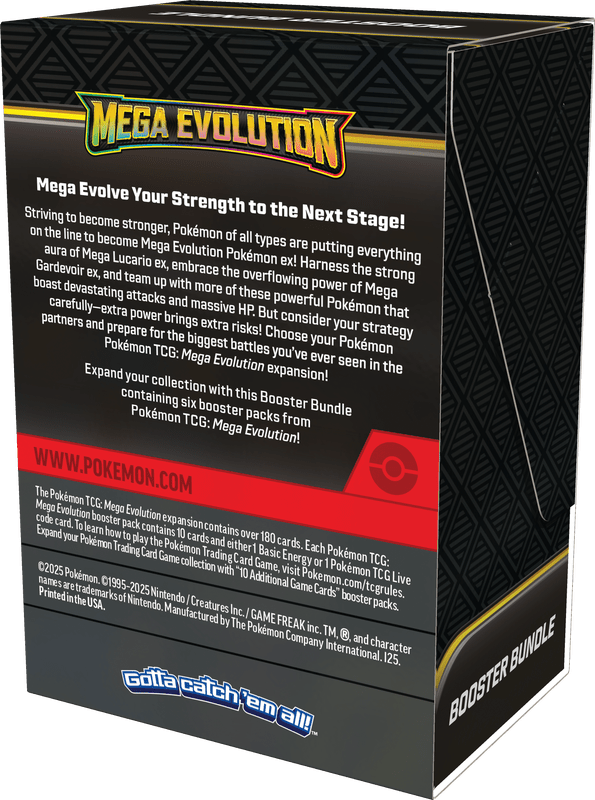 POKEMON ME01 MEGA EVOLUTION BOOSTER BUNDLE (PRE - ORDER) - GamesLand Canada