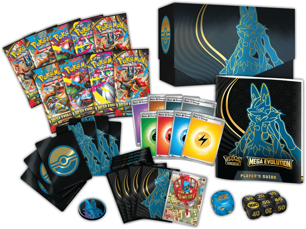 POKEMON ME01 MEGA EVOLUTION ELITE TRAINER - MEGA LUCARIO (PRE - ORDER) - GamesLand Canada