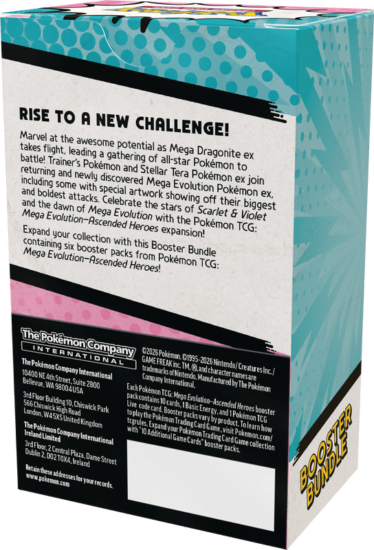 POKEMON ME2.5 ASCENDED HEROES BOOSTER BUNDLE (PRE - ORDER) - GamesLand Canada