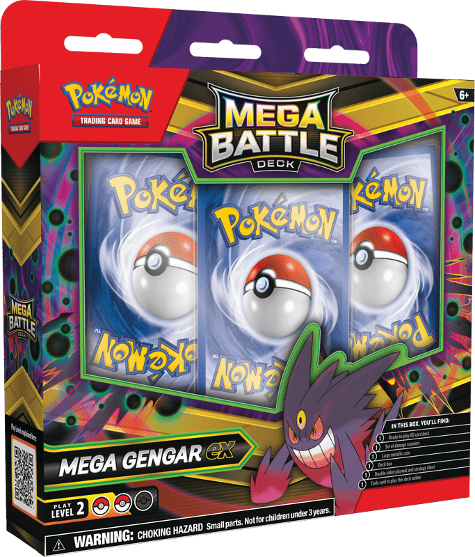 POKEMON MEGA BATTLE DECK - GENGAR EX (PRE - ORDER) - GamesLand Canada