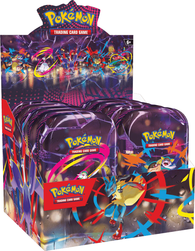 POKEMON MEGA HEROES MINI TIN 10CT DISPLAY (PRE - ORDER) - GamesLand Canada