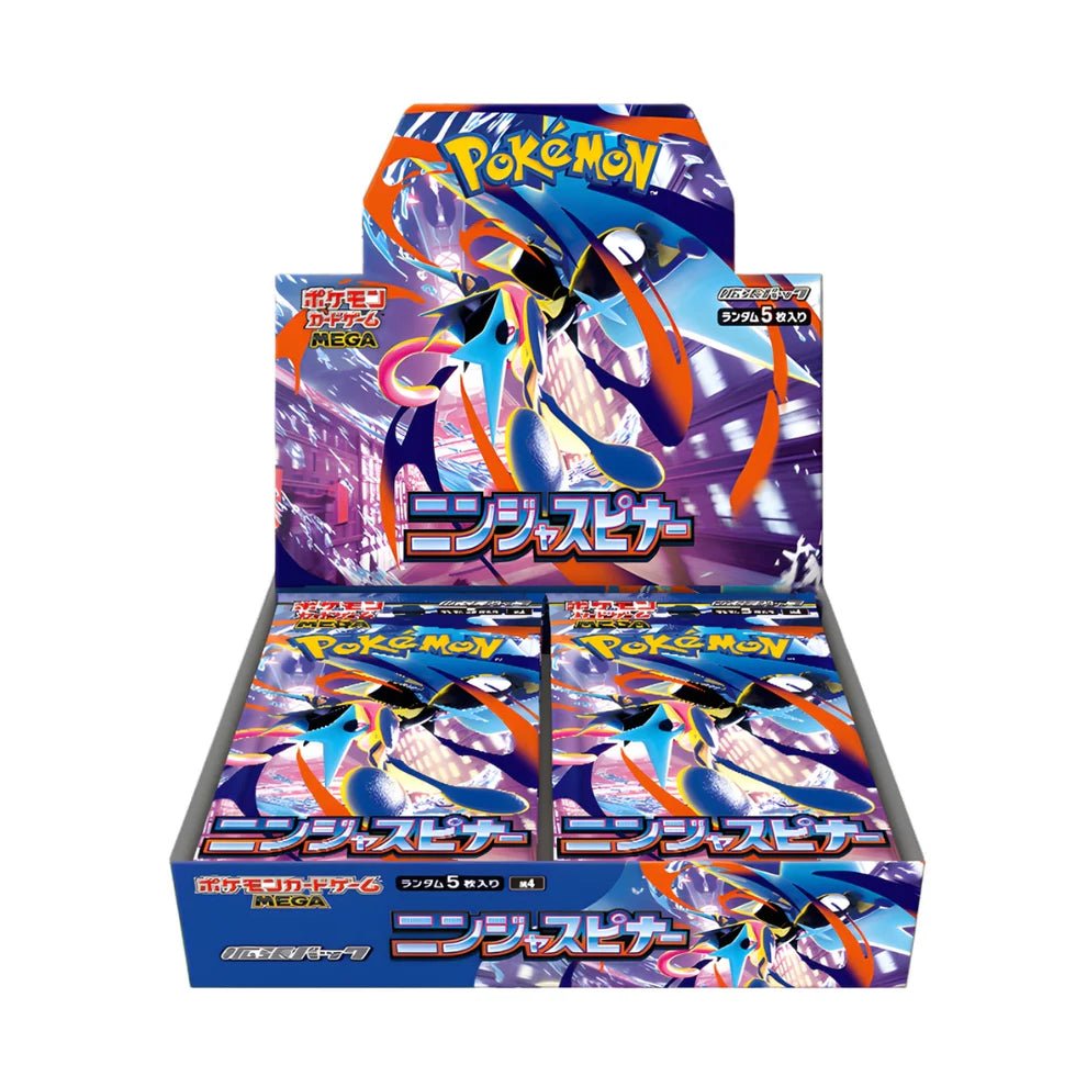 ニンジャスピナー　Box Pokémon Ninja Spinner m4 Japanese Booster Box – GamesLand Canada