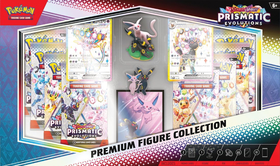 POKEMON SCARLET AND VIOLET PRISMATIC EVOLUTIONS PREMIUM FIGURE COLLECTION (PRE - ORDER) - GamesLand Canada