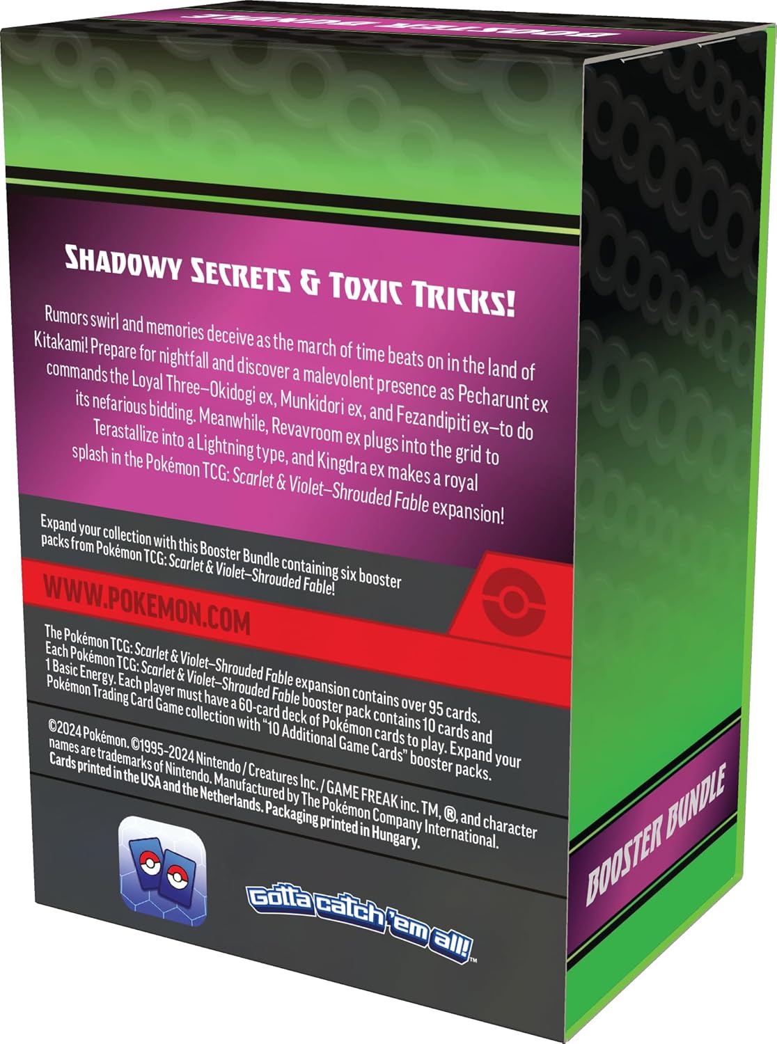 Pokemon Scarlet & Violet Shrouded Fable Booster Bundle (6 Booster Packs) - GamesLand Canada