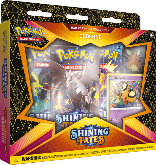 POKEMON SHINING FATES MAD PARTY PIN COLLECTION BOX (1 RANDOM BOX) - GamesLand Canada