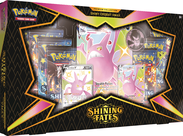 POKEMON SHINING FATES PREMIUM COLLECTION - CROBAT VMAX - GamesLand Canada