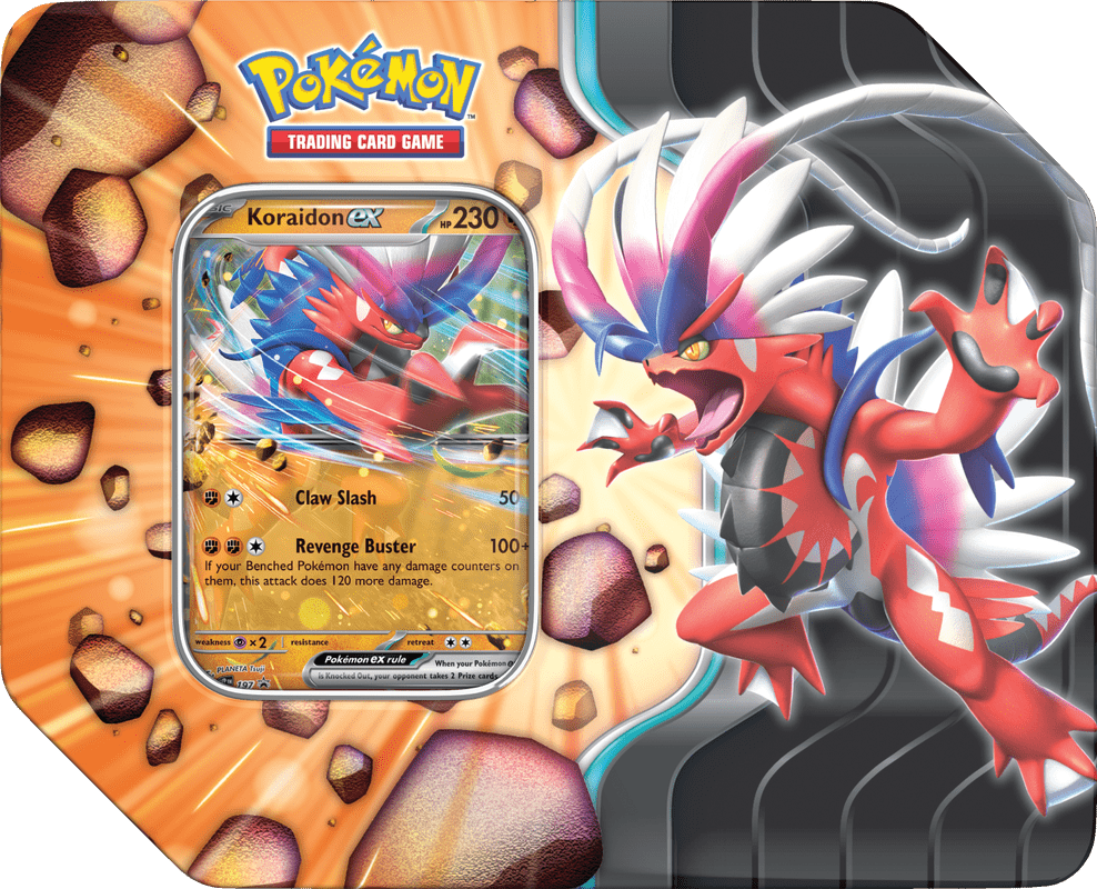 POKEMON SLASHING LEGENDS TIN - 1 Random Tin - GamesLand Canada
