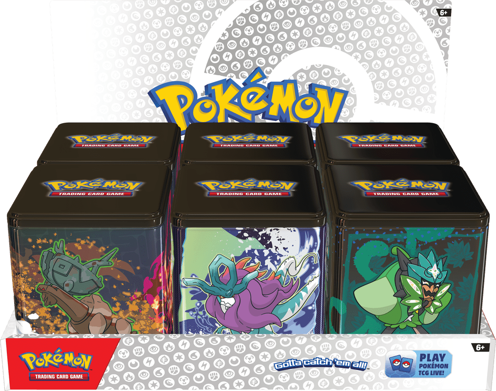 POKEMON STACKING TIN Q1 2025 (1 random tin) - GamesLand Canada