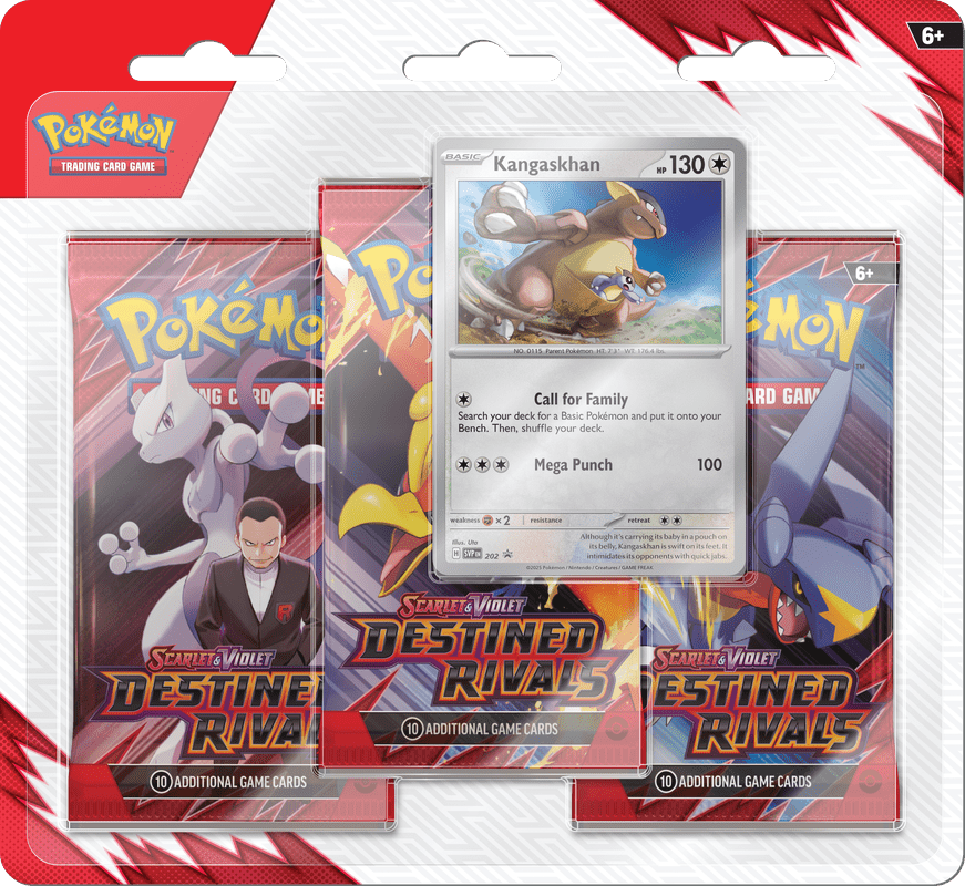 POKEMON SV10 DESTINED RIVALS 3PK BLISTER - 1 RANDOM PACK - GamesLand Canada