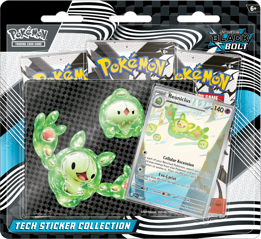 POKEMON SV10.5 BLACK BOLT TECH STICKER COLLECTION - GamesLand Canada