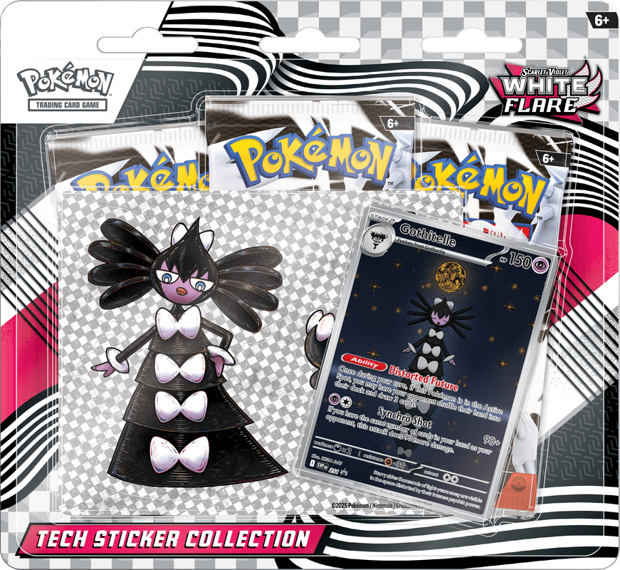 POKEMON SV10.5 WHITE FLARE TECH STICKER COLLECTION - GamesLand Canada