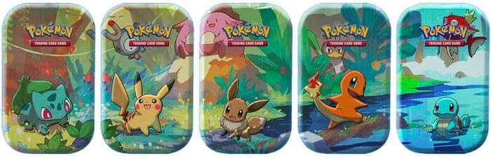 Pokémon TCG: Kanto Friends Mini Tin (1 Random Tin) - GamesLand Canada