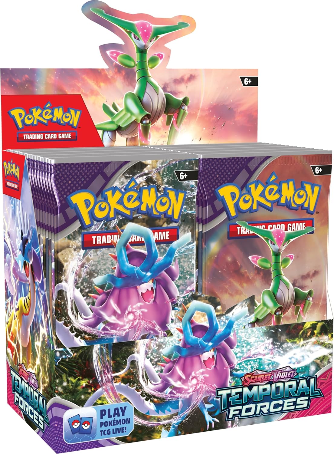 POKEMON TCG: Scarlet and Violet: Temporal Forces: Booster pack (1 Random pack) - GamesLand Canada