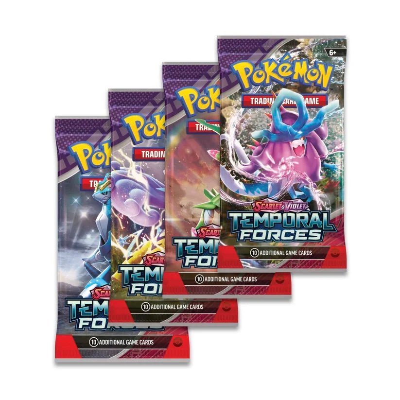 POKEMON TCG: Scarlet and Violet: Temporal Forces: Booster pack (1 Random pack) - GamesLand Canada