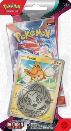Pokemon TCG: Scarlet & Violet - Obsidian Flames Checklane Blister Pack (Pawmi or Wooper, 1 Pack) - GamesLand Canada