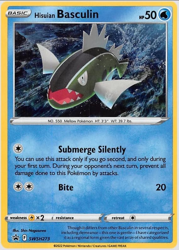 Pokemon TCG: Silver Tempest - Checklane Blister Pack Combo (Basculin or Cranidos - 1 random pack) - GamesLand Canada