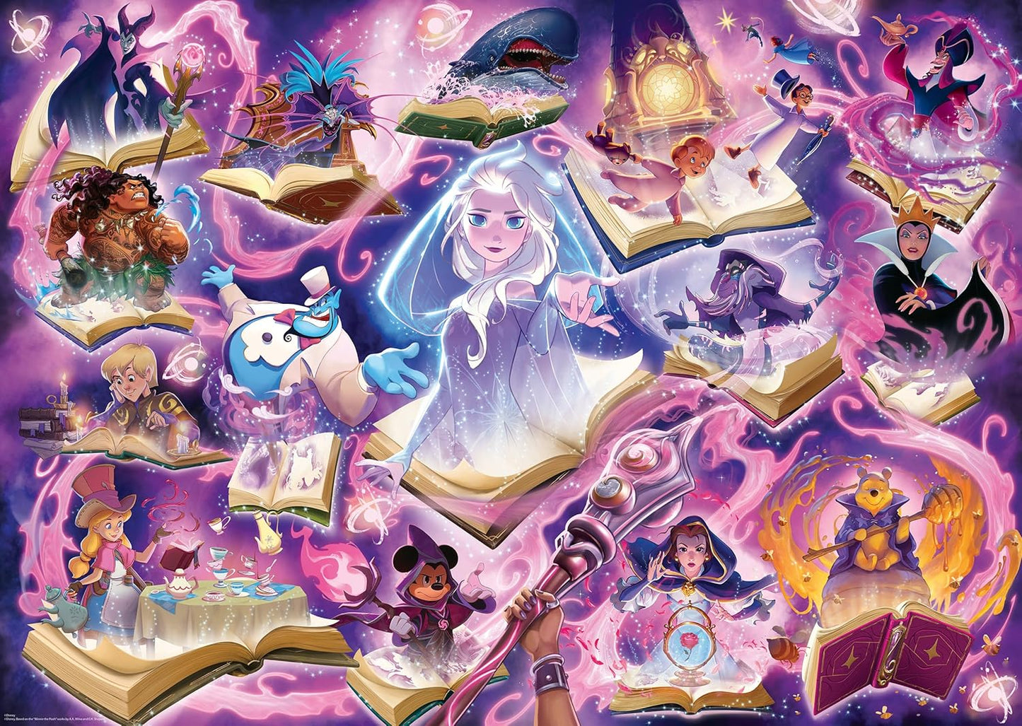 Ravensburger Disney Lorcana - Glimmers of The Realm: Amethyst 1000 Piece - GamesLand Canada
