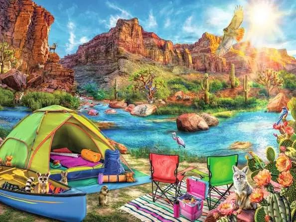 Ravensburger: Jigsaw Puzzle Canyon Camping - 1500 Pieces Puzzle - GamesLand Canada