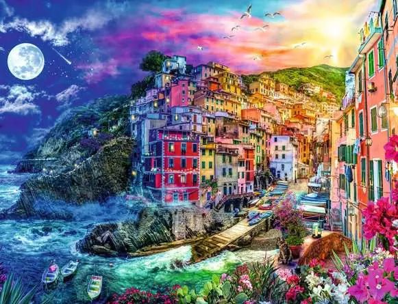 Ravensburger: Jigsaw Puzzle Colorful Cinque Terre - 2000 Pieces Puzzle - GamesLand Canada