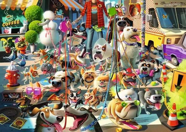 Ravensburger: Jigsaw Puzzle Dean MacAdam: The Dog Walker - 1000 Pieces Puzzle - GamesLand Canada