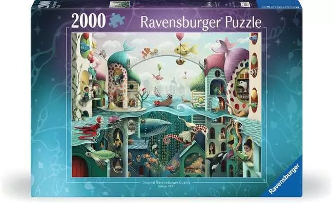 Ravensburger: Jigsaw Puzzle Demelsa Haughton: If Fish Could Walk - 2000 Pieces Puzzle - GamesLand Canada