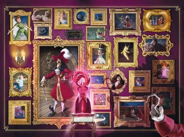 Ravensburger: Jigsaw Puzzle Disney Villainous: Captain Hook - 1000 Pieces Puzzle - GamesLand Canada